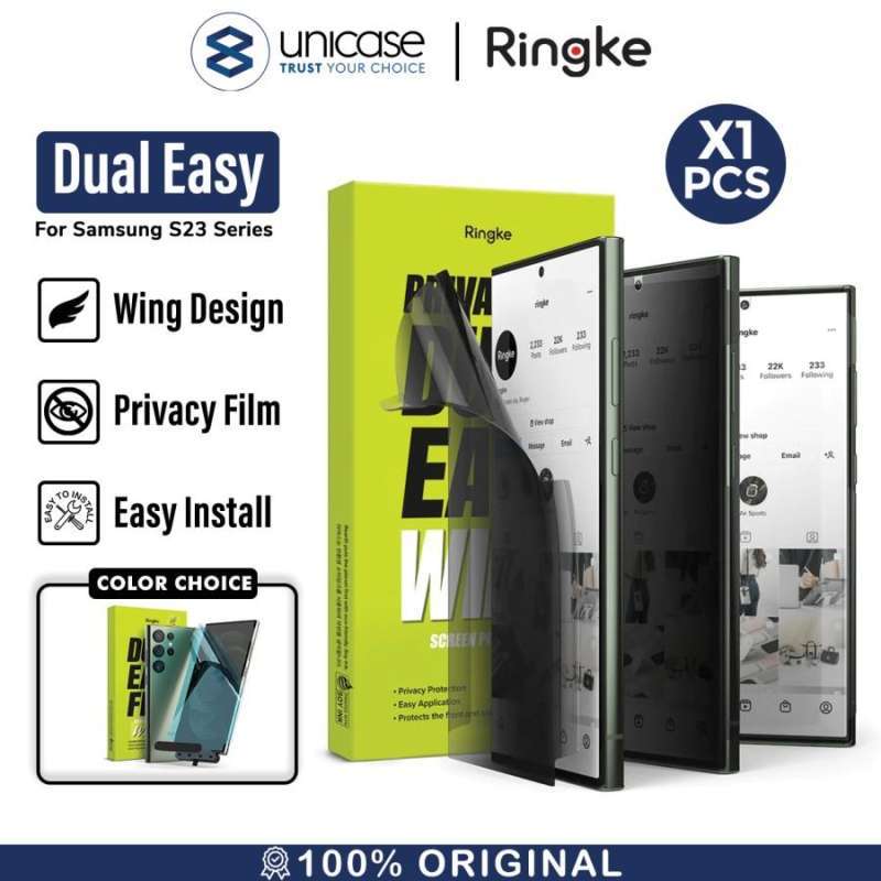 Screen Protector Samsung Galaxy S23 Ultra Plus Ringke Dual Easy Wing
