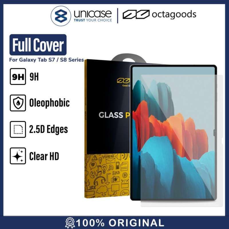 Tempered Glass Samsung Galaxy Tab S8/S7 Octagoods 2.5D Clear Cover