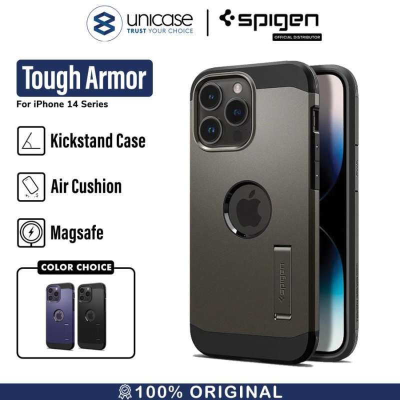 Case iPhone 14 Pro Max Plus Spigen Tough Armor MagSafe Hard Shockproof