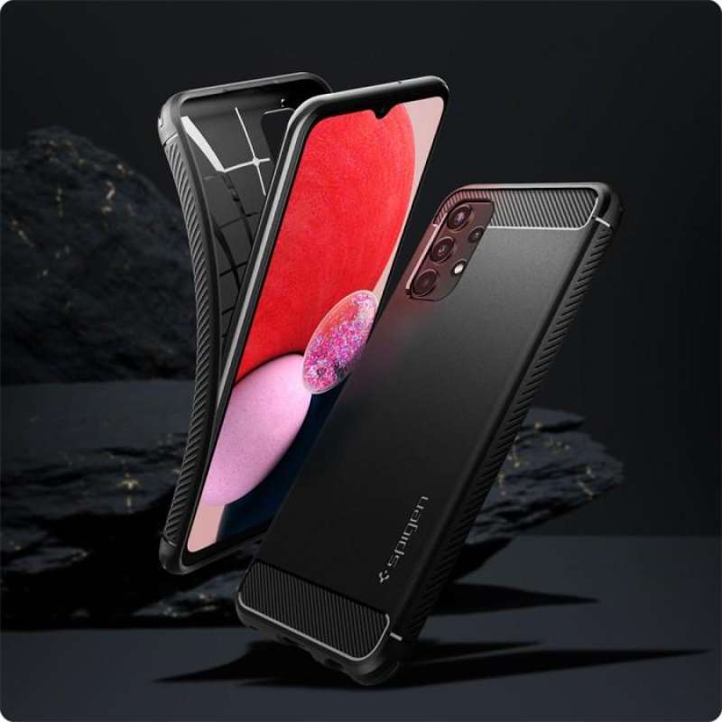 Case Samsung Galaxy A13 4G / 5G Spigen Rugged Armor Slim Carbon Casing