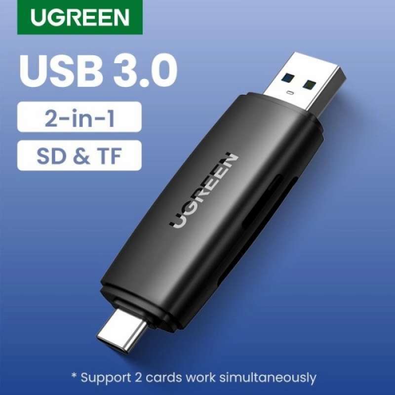 Jual Ugreen Usb Type C And Usb 3.0 Card Reader Tf+sd Card - New Model ...