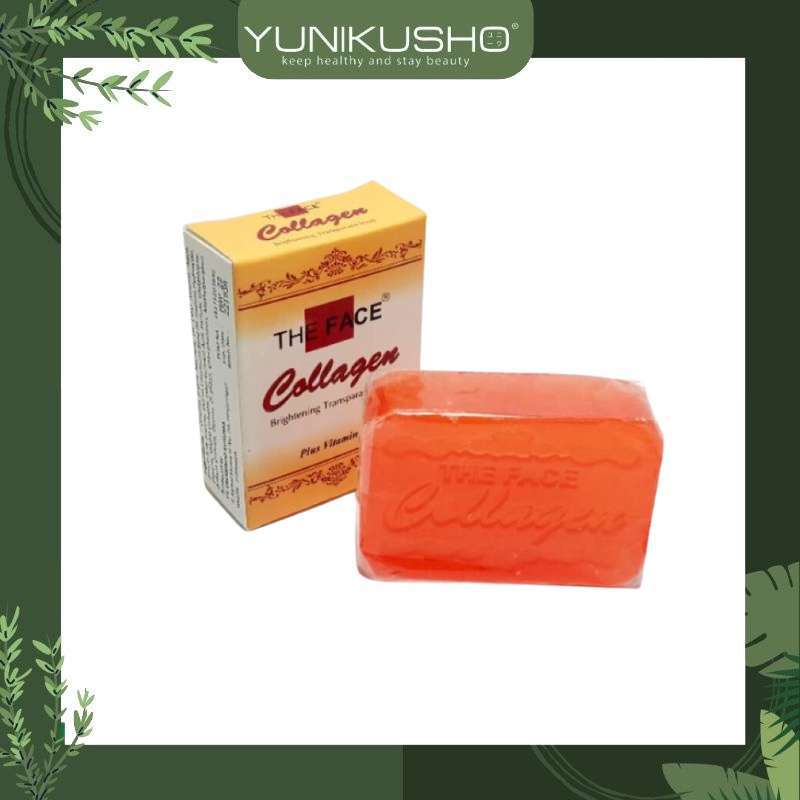 Jual The Face Brightening Collagen Soap - Sabun Batang Wajah ...