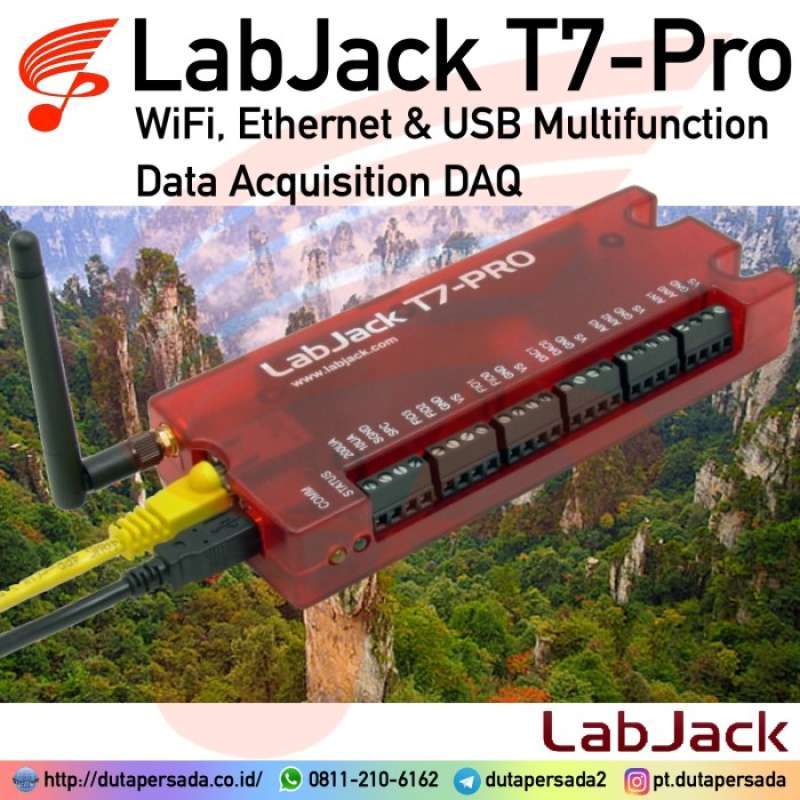 Jual Labjack T7pro Wifi, & Usb Multifunction Data Acquisition