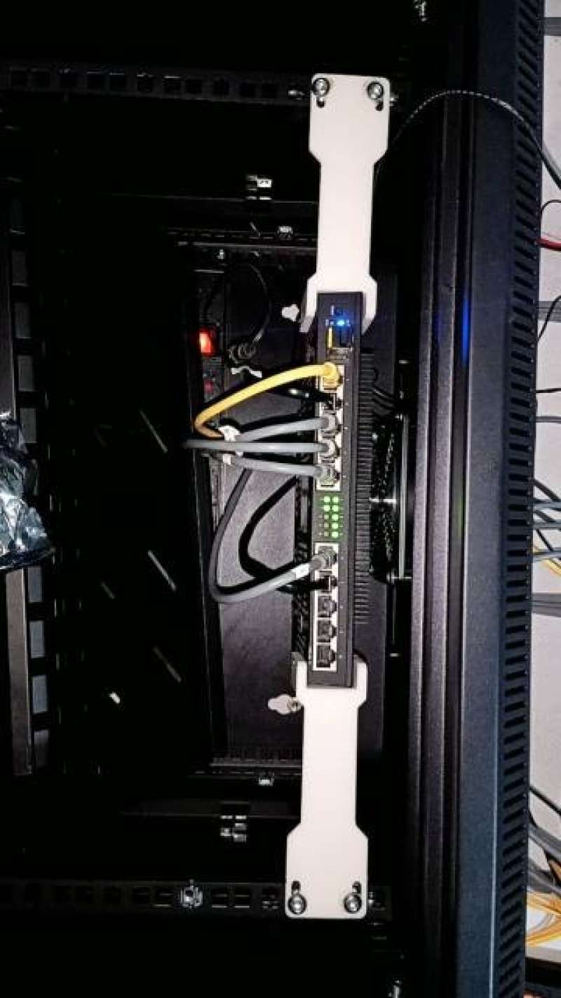 Jual Rackmount Mikrotik Rb4011 Rack Mount Rack Server Holder Di Seller ...