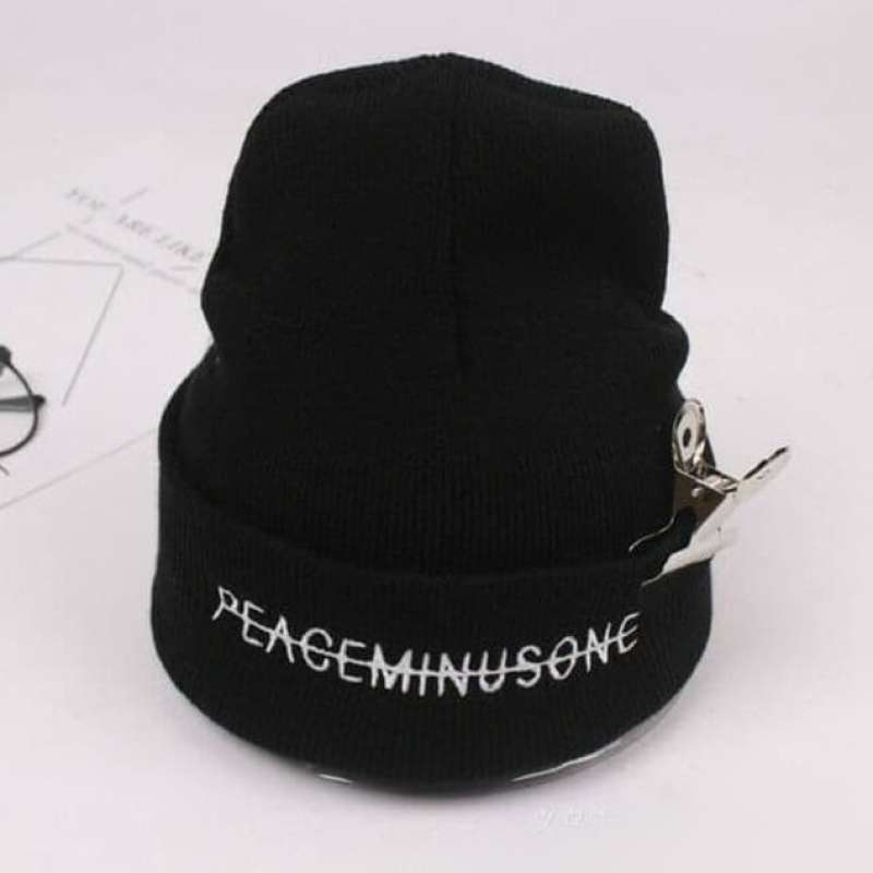 peaceminusone canvas bucket hat #1 black