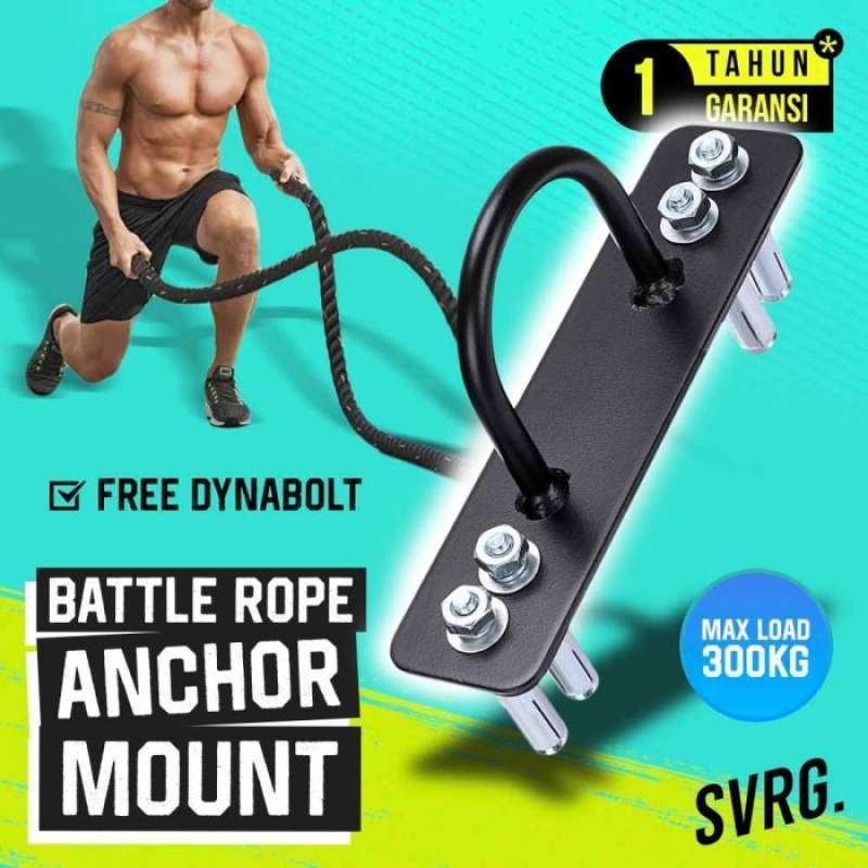 Jual Svrg. Battle Rope Anchor Mount | Gym & Fitness | Wall Mounting Di ...