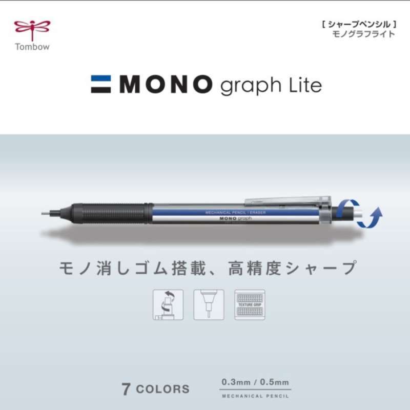 Jual Pensil Mekanik Tombow Mono Graph Lite Mechanical Pencil Monograph ...