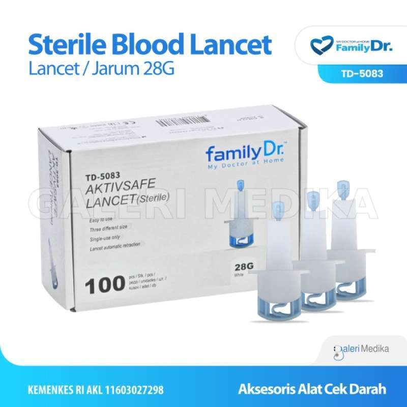 Promo Lancet Medisafe Solo 23g/2.0mm Alat Cek Darah Diskon 23% Di ...