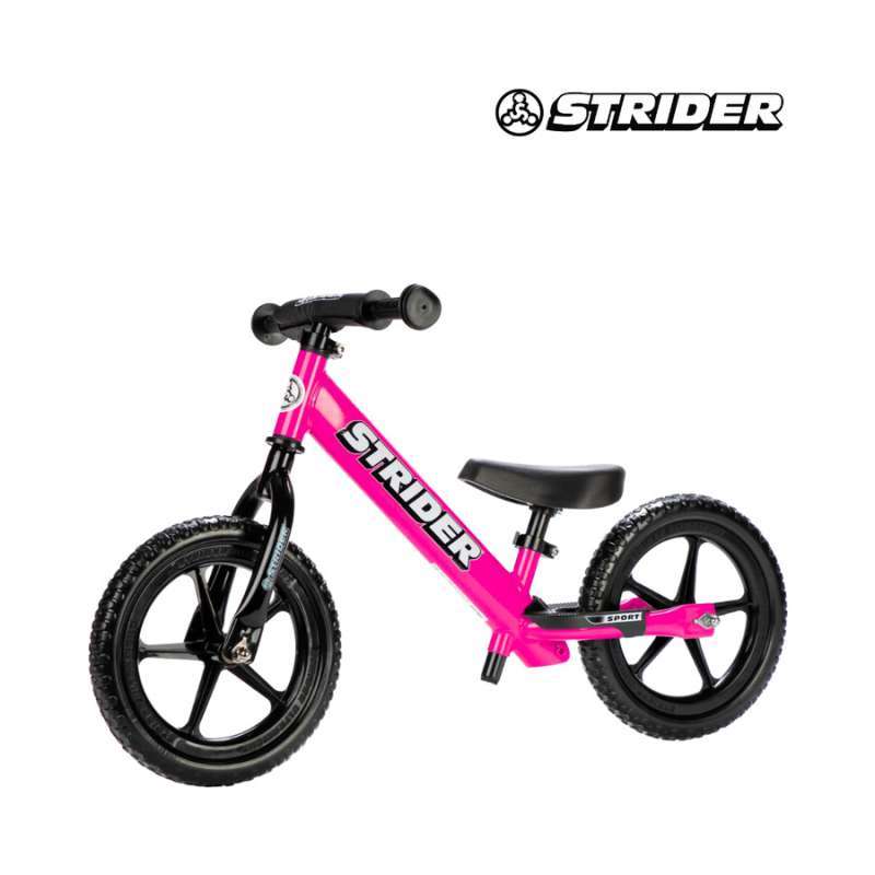STRIDER Balance Bike 12 Sport Pink Sepeda Keseimbangan