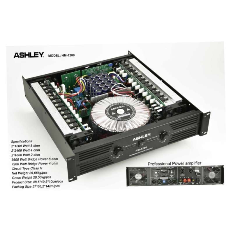 Promo Power Amplifier Ashley Hm1200 Hm 1200 Original Diskon 23 Di Seller Ryoma Store Kebon Kacang Kota Jakarta Pusat Blibli