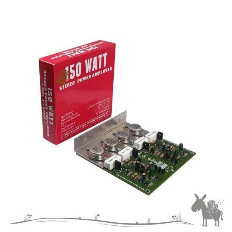 Promo Kit Power Amplifier Stereo 150 Watt Ocl Bell Diskon 23% Di Seller