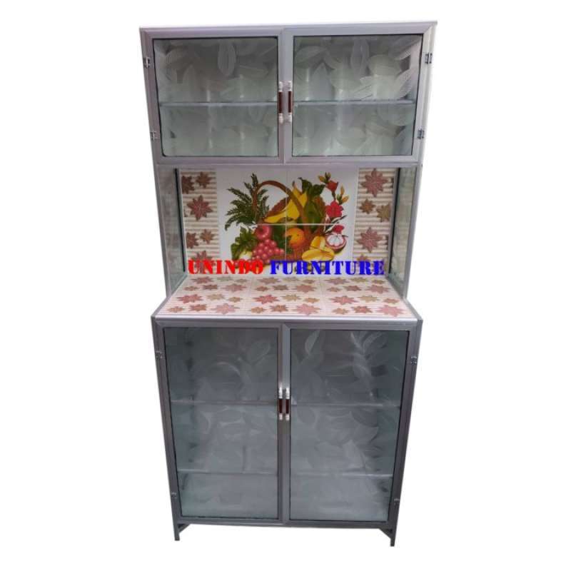 Jual Lemari Piring 2 Pintu Rak Piring 3 Pintu Rak Piring Almunium Di