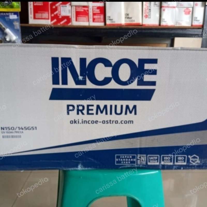 Promo Battery Aki Incoe N150 12v 150ah Astra Dan Bergaransi Diskon 23% ...