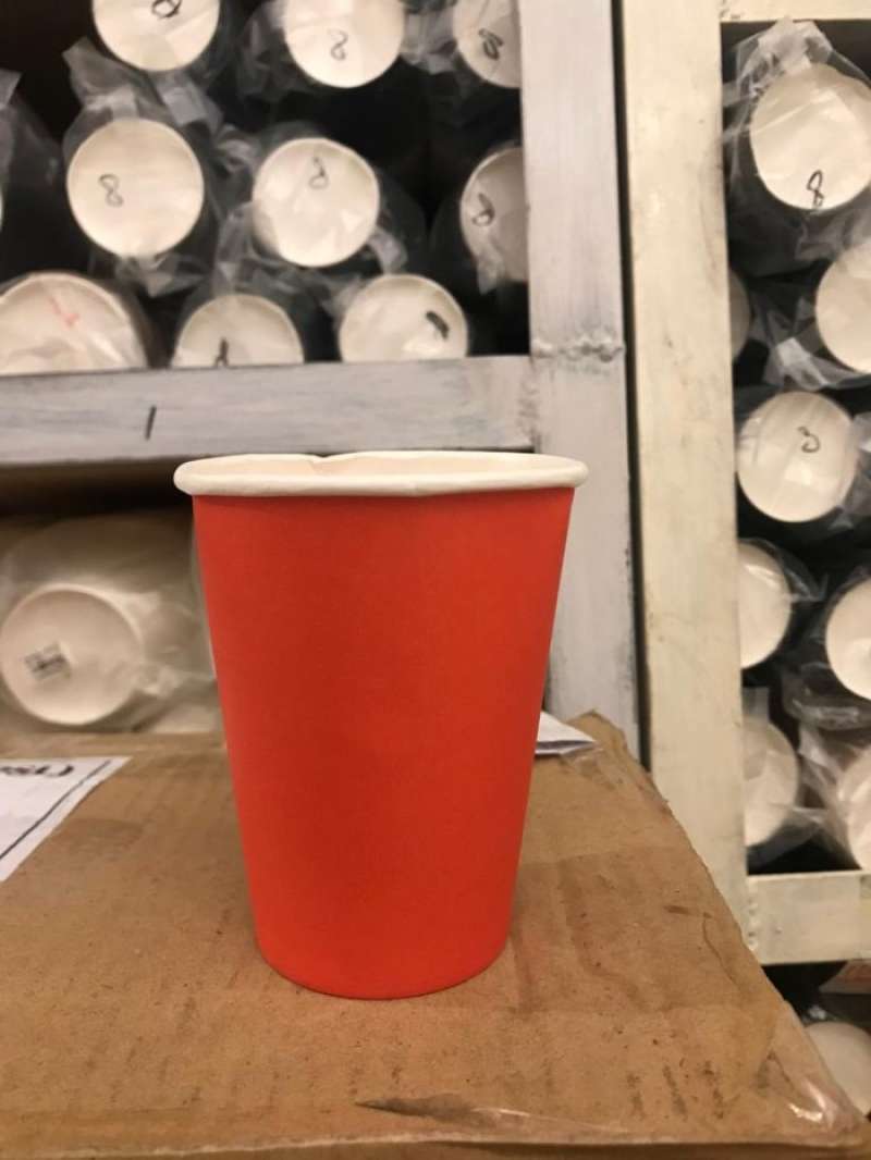 Jual Paper Cup/gelas Kertas Warna Polos 200ml Isi 50pc Di Seller ...