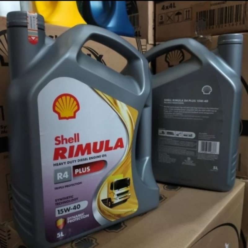 Promo Shell Rimula R4 Plus Isi 5 L Baru Diskon 32% Di Seller Mastaera ...