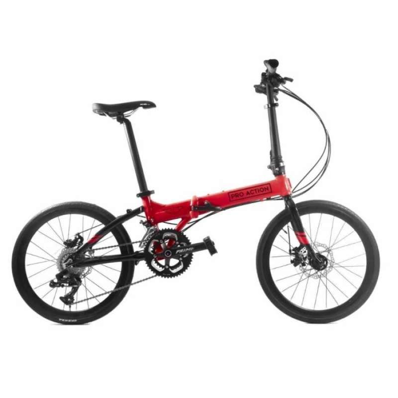 PROMO PRO ACTION SEPEDA LIPAT EAGLE SERIES 2X10 SPEED 20 INCH ROCKET RED