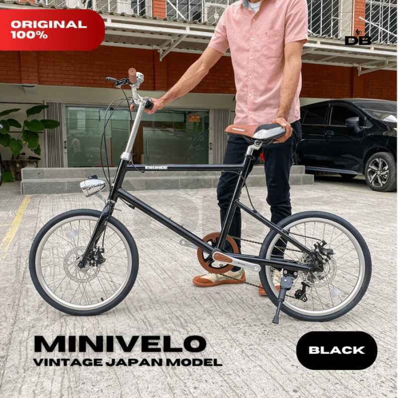 Promo Promo Deleobike Sepeda Minivelo Eroade Vintage Japan 20 Inch Black White Hitam Diskon 50 Di Seller Bayanaka Rawa Buaya Kota Jakarta Barat Blibli