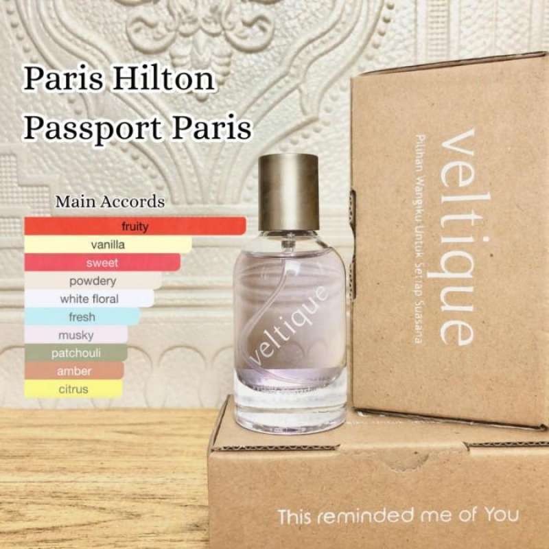 Locion Passport Paris Hilton Passport Paris [Veltique No 248A
