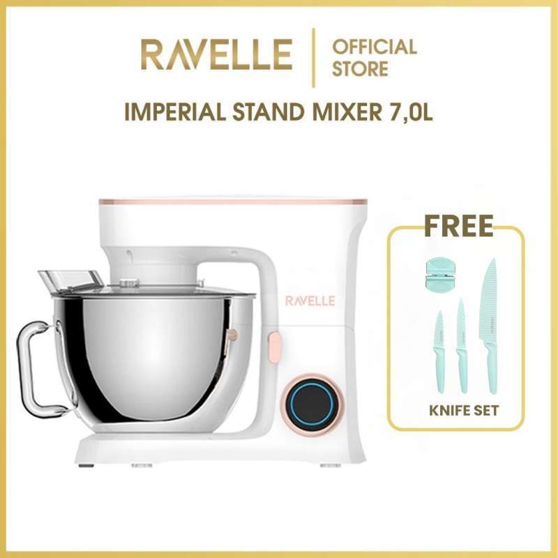 Promo Ravelle Stand Mixer 7l Imperial Electric Mixer Dinasty White Diskon 6 Di Seller Ravelle