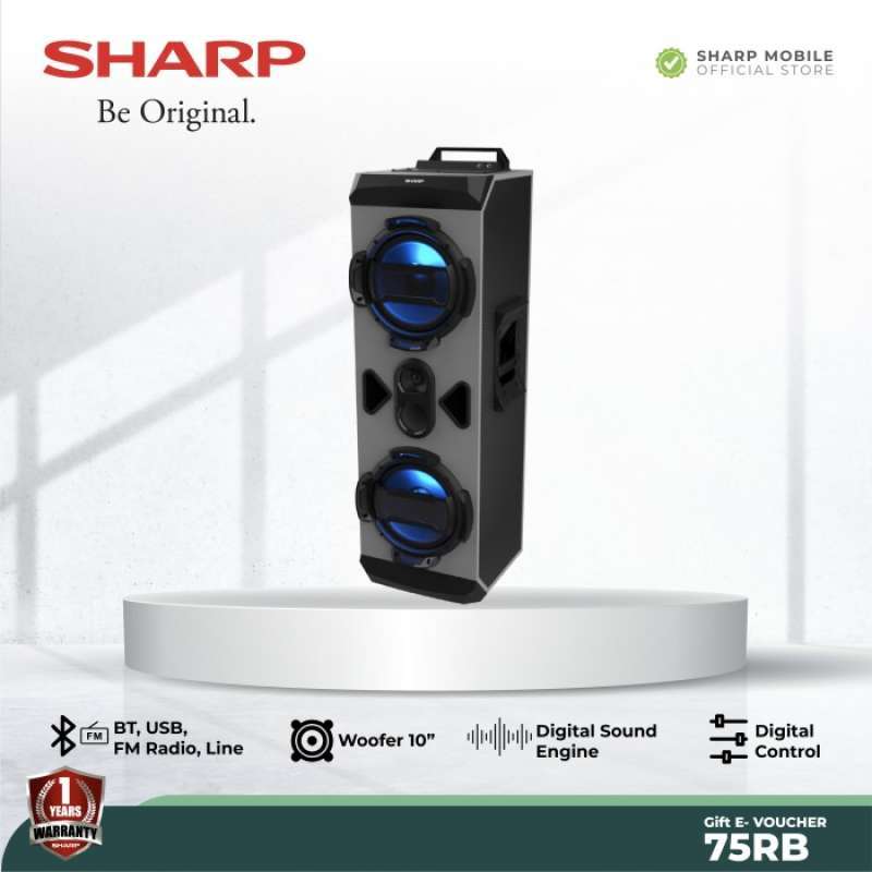 Promo Sharp Active Speaker Pro Series Cbox-gspro10sb Diskon 23% Di ...