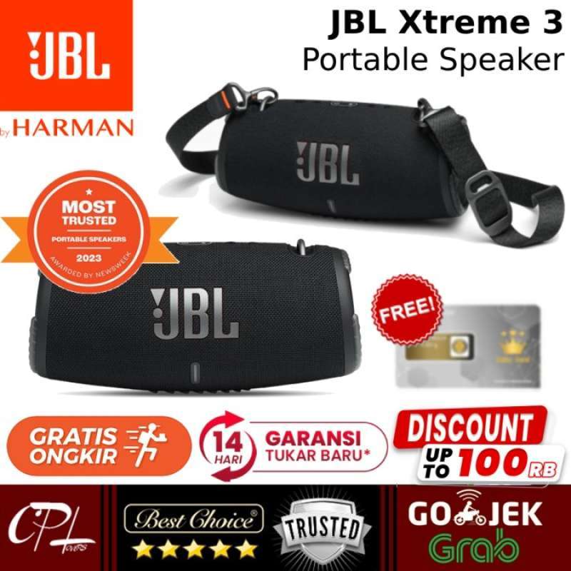 Promo Jbl Xtreme 3 Portable Bluetooth Speaker Xtreme3 Extreme 3 With ...
