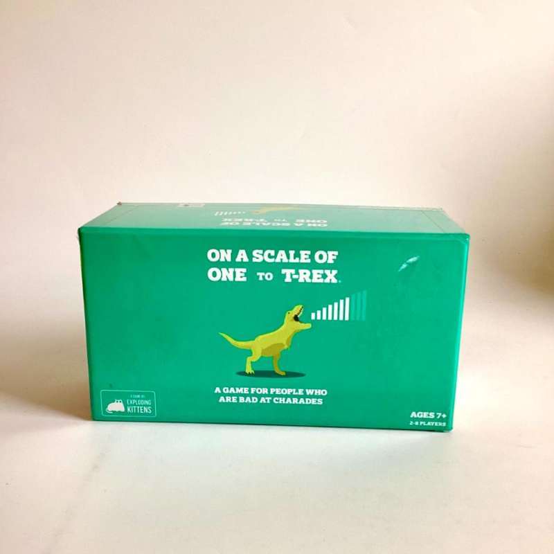 Jual Opened - On A Scale Of One To T-rex Board Game No Retur - B Di ...