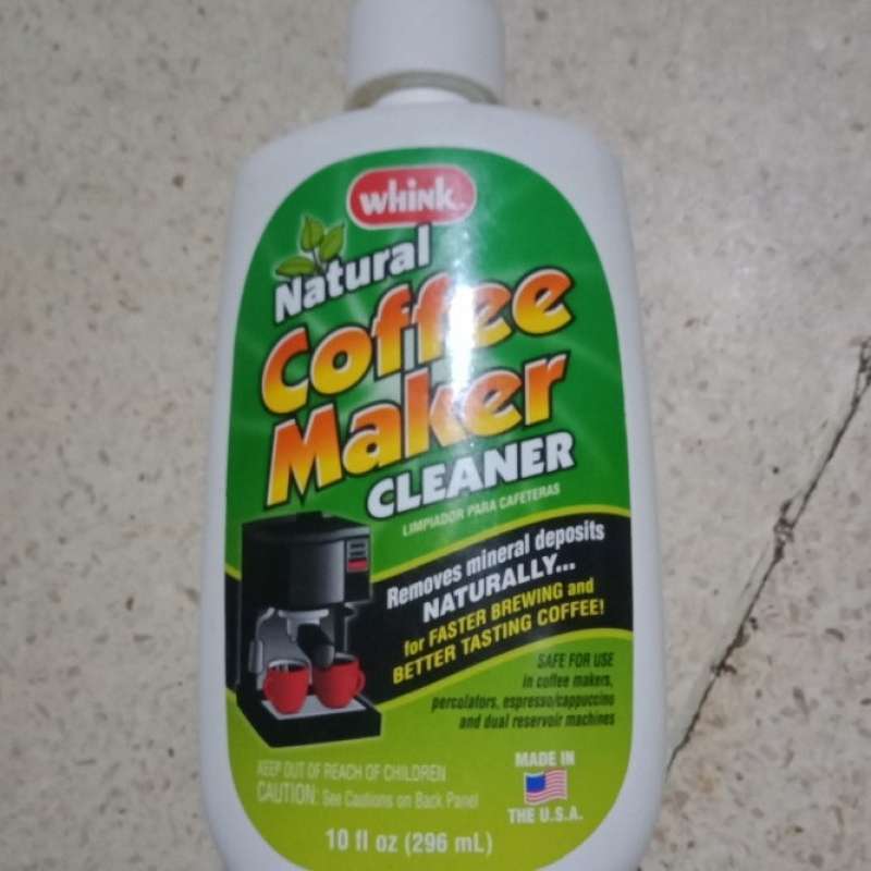 Promo Whink Natural Coffee Maker Cleaner (descaler Mesin Kopi) Repack 100ml Diskon 23 Di Seller
