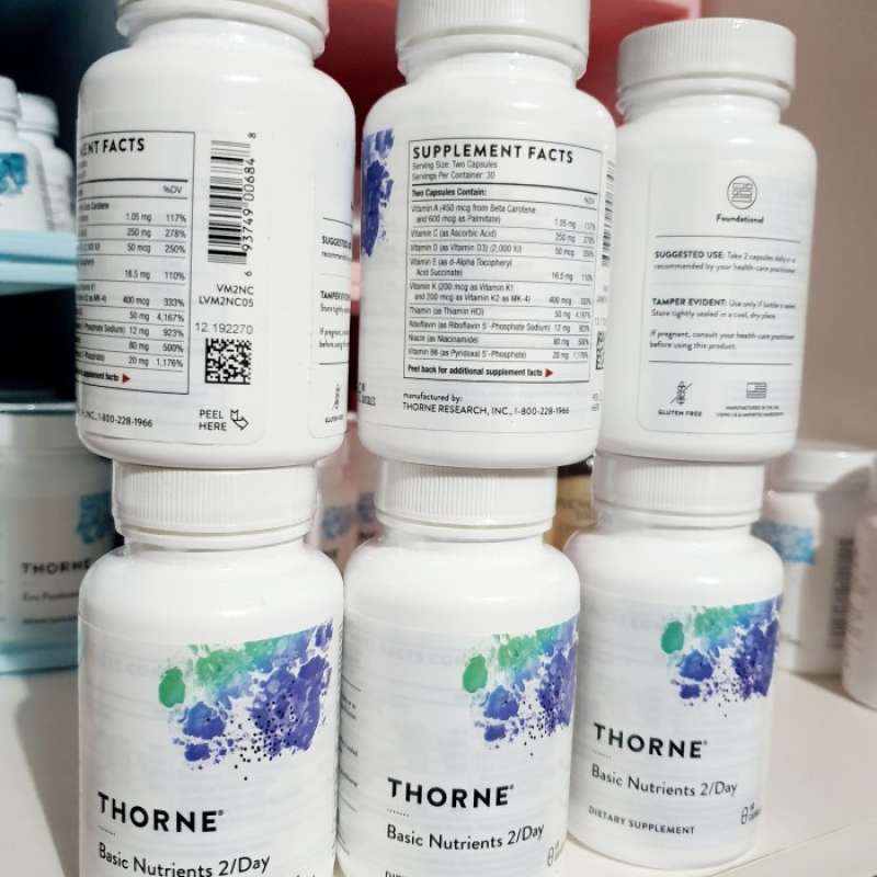 Promo Thorne Research Basic Nutrients 2/day, 60 Capsules Multivitamin ...