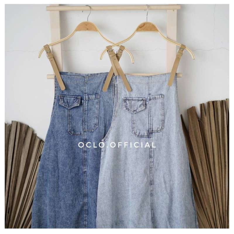Overall jeans muslimah hotsell