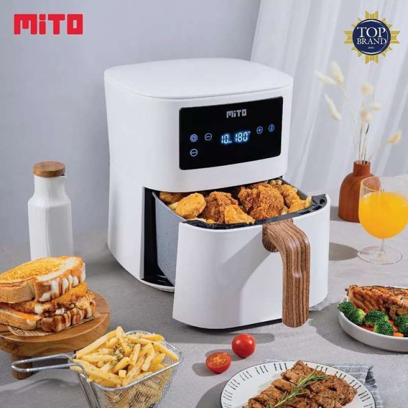 Promo Digital Air Fryer Mito Original Garansi Resmi - Putih Diskon 23%