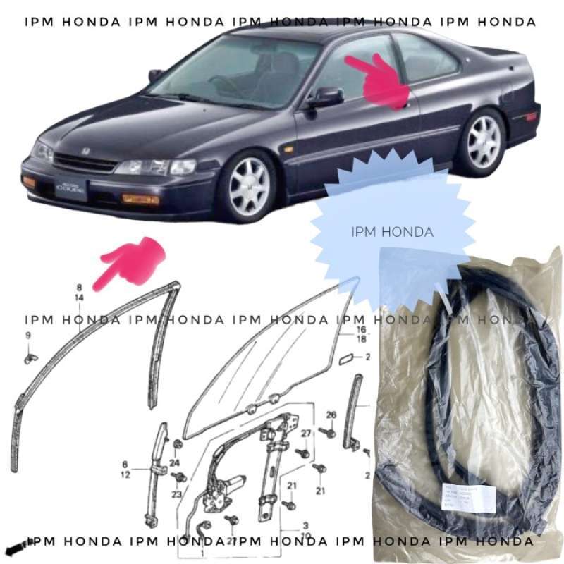 Promo Run Karet Channel Rel Kaca Honda Accord Cielo Sv4 1994 1995 1996 1997 Diskon 23 Di Seller Zuma Storee Meruya Selatan udik Kota Jakarta Barat Blibli