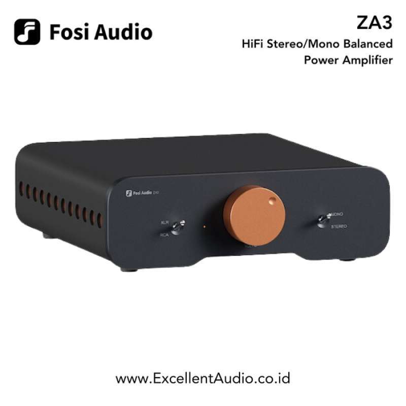 Fosi Audio ZA3 Balanced Stereo Amplifier With Sub Out - 48V Power, XLR & RCA Inputs 8 thumbnail image
