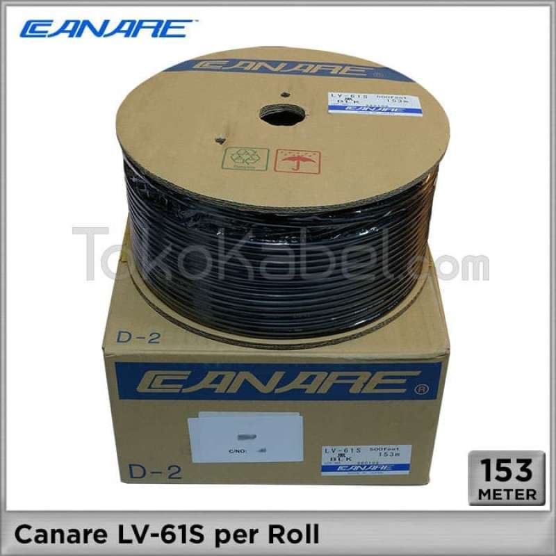 Jual Kabel Video Canare Lv61s / Lv61s [per Roll 153m] Di Seller