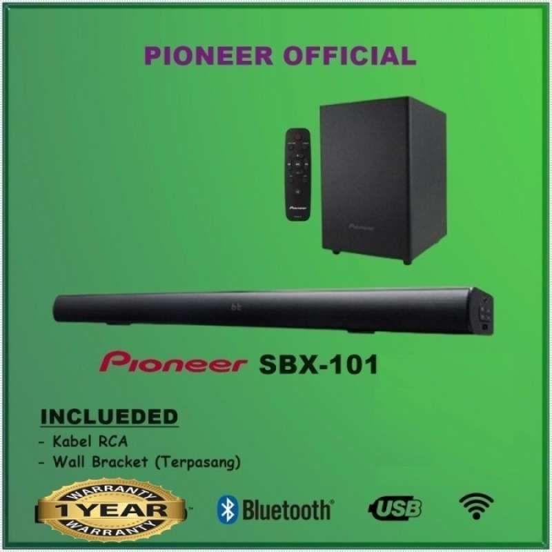 Jual Pioneer Sbx101 Speaker Bar Sound System Soundbar Subwoofer Sbx101