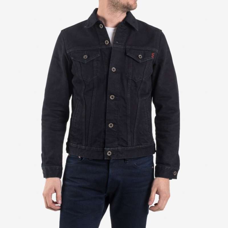 Jual Iron Heart 14oz Indigo Overdyed Black Selvage Denim Type Iii ...