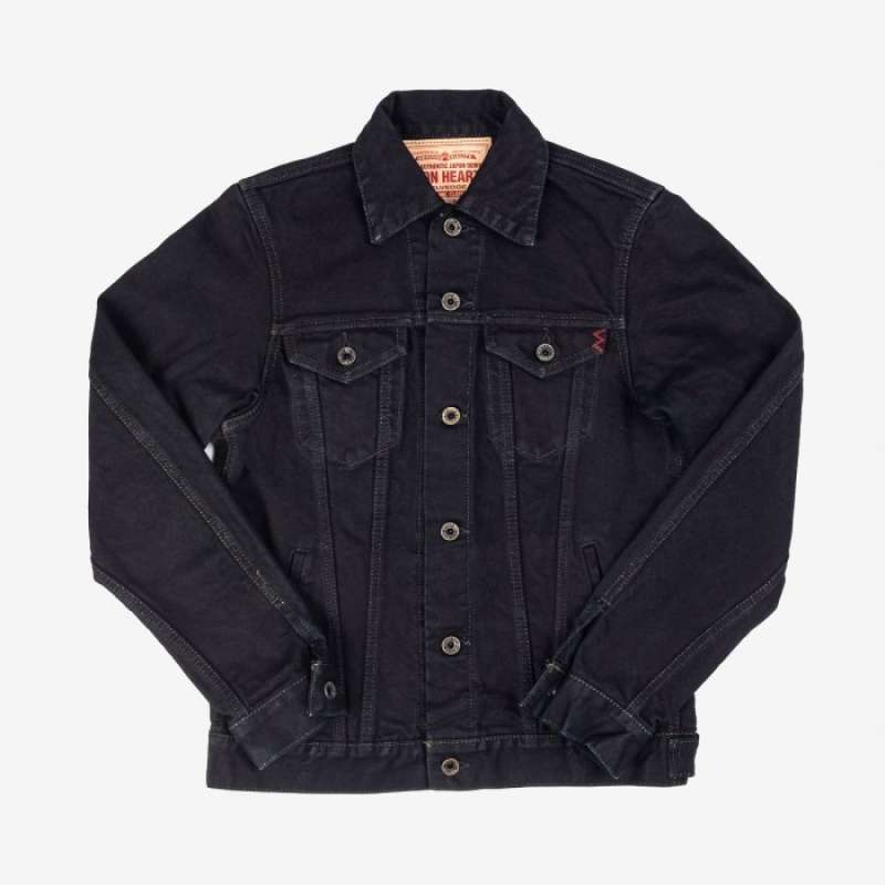 Jual Iron Heart 14oz Indigo Overdyed Black Selvage Denim Type Iii ...