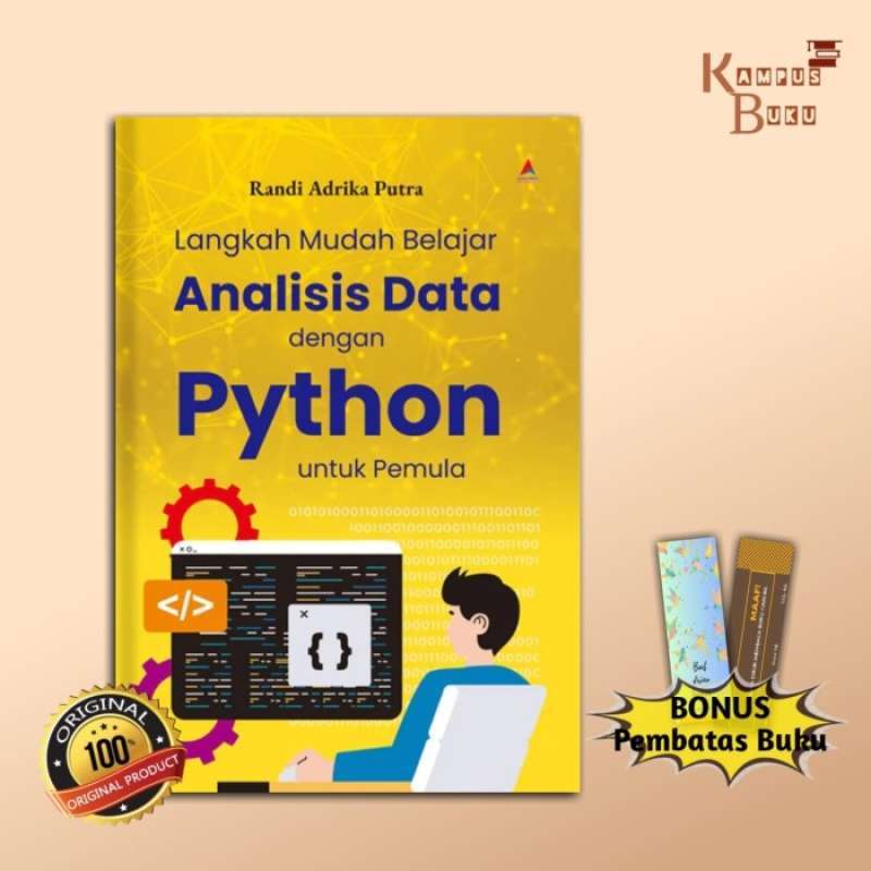 Jual Buku Langkah Mudah Belajar Analisis Data Dengan Python - Randi A ...