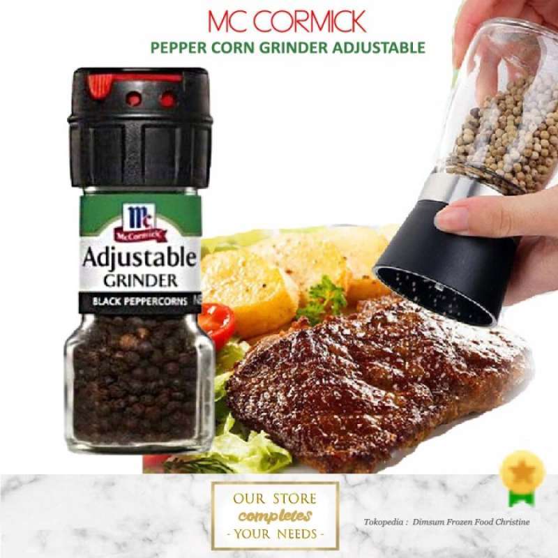 Promo Mc Cormick Adjustable Grinder Mccormick Black Pepper Grinder ...