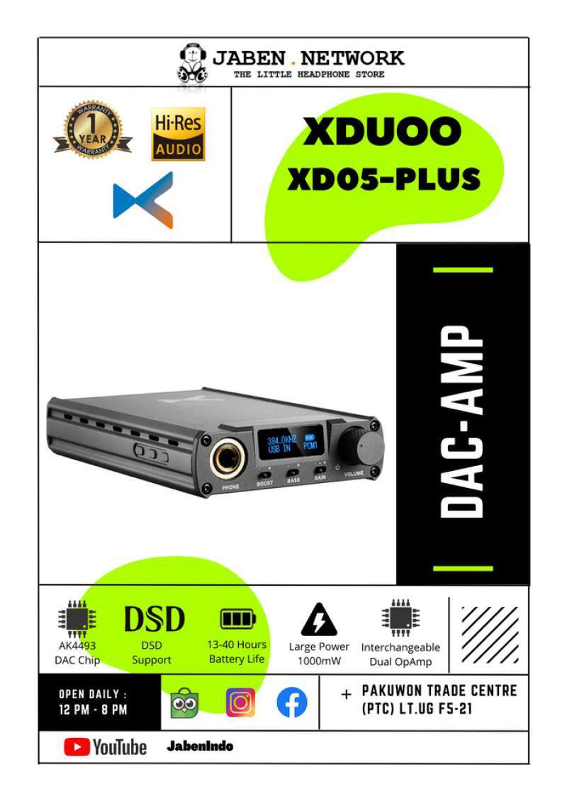 Jual Xduoo Xd05 Plus Dac/amp Baru! Garansi 1 Tahun Di Seller Circlet ...