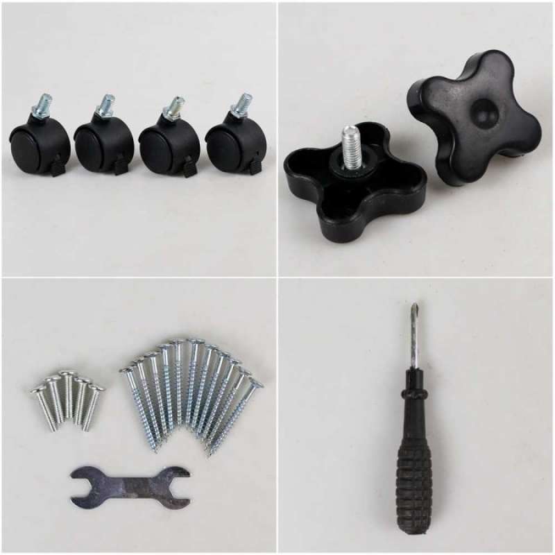 Promo Meja Rak Laptop Kerja Meja Belajar Lipat Roda Standing Portable ...