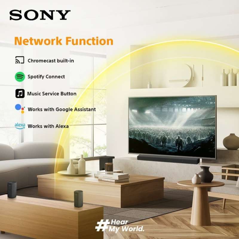 【新品】SONY HT-A3000 3.1ch サウンドバー Jual Sony Ht-a3000 250w 3.1-channel Dolby Atmos Soundbar Di Seller