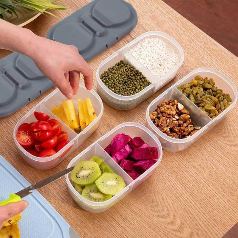 Jual Moonbiffy Wadah Makanan Plastik Food Storage Container Flip Top ...