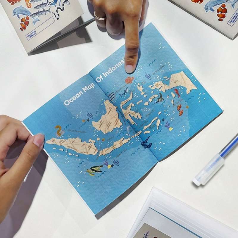 Jual Diving Log Book (with Sea Creatures Stickers Add On) - Sticker ...