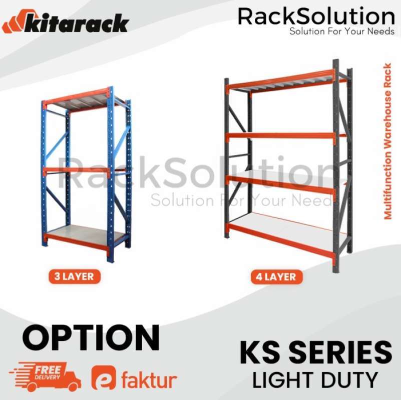 Promo Warehouse Rack Kitarack Ks2020 Starter White Rak Gudang Sale - 3 ...