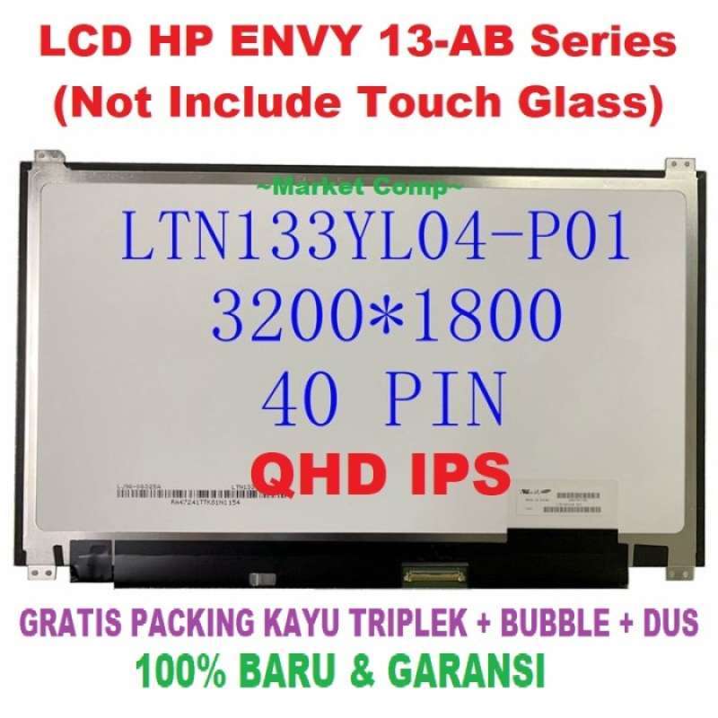 LTN156AT39-H01 LCD Screen Replacement For HP Laptops - 15.6" HD 1366x768 Glossy LED Display