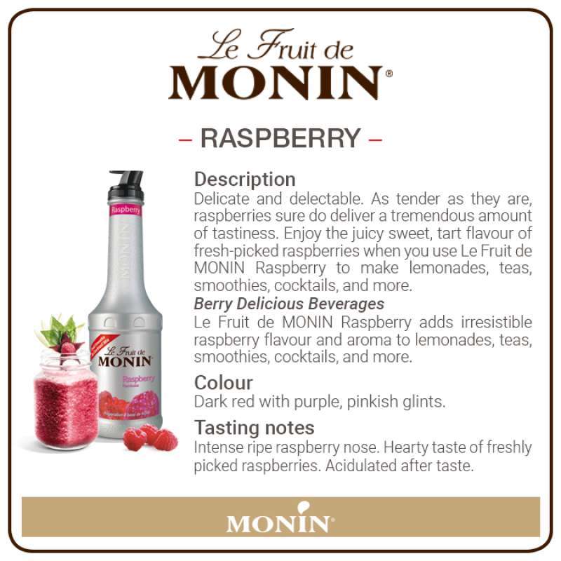 Monin Raspberry Fruit Mix Jual Monin Puree Fruit Mix Raspberry 1 Liter Di Seller Jakarta Grosir ...