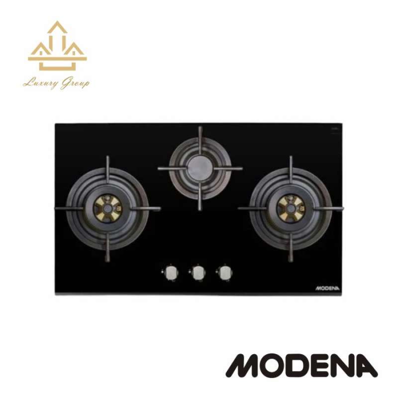 Promo Modena Kompor Tanam Built In Gas Hob 86 Cm - Bh 2933 Ll Diskon 23 ...