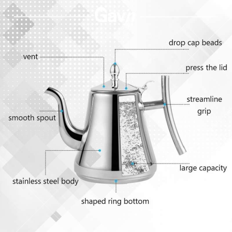 Ss Tea Maker Promo Teapot Infuser 1.2l Teko Teh Saringan Stainless Tea Maker Kashi ...