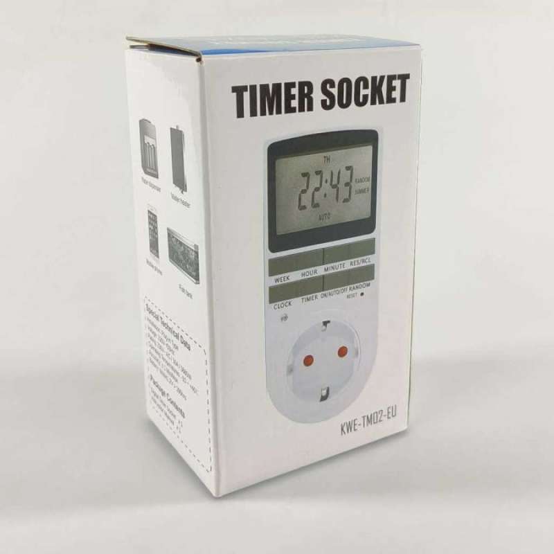 Tapak Timer Promo Timer Stop Kontak Digital Otomatis Listrik Taffware Smart ...