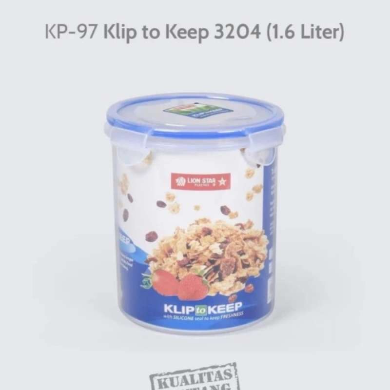 Promo Box Lion Star Klip To Keep 3204/lion Star Kp-97 Kapasitas 1,6 ...